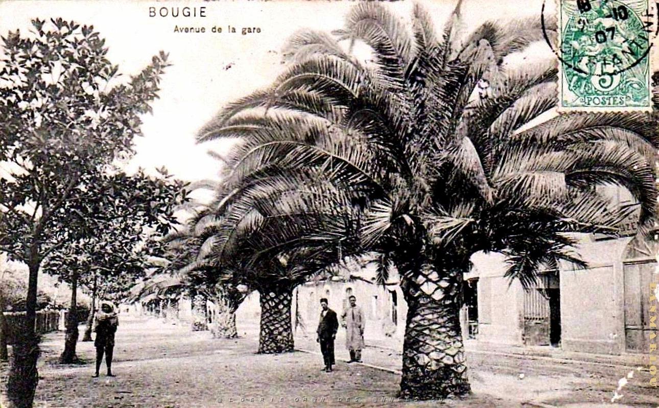 Bougie - Avenue de la Gare - 1907.jpg
